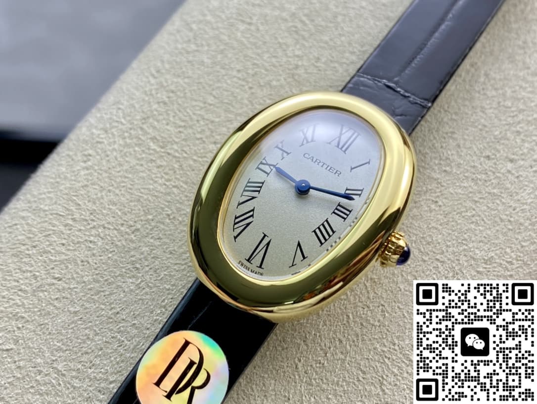 Cartier Bathtub Series WGBA0022 DR Factory Black Strap