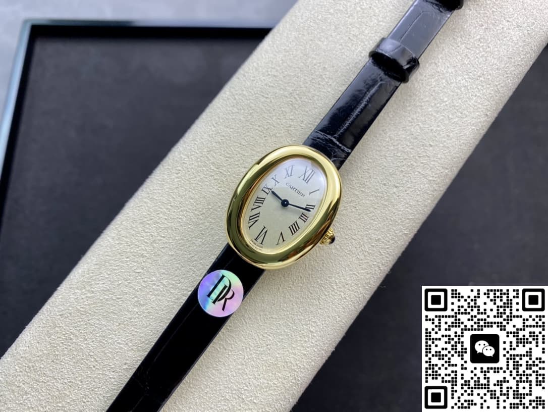 Cartier Bathtub Series WGBA0022 DR Factory Black Strap