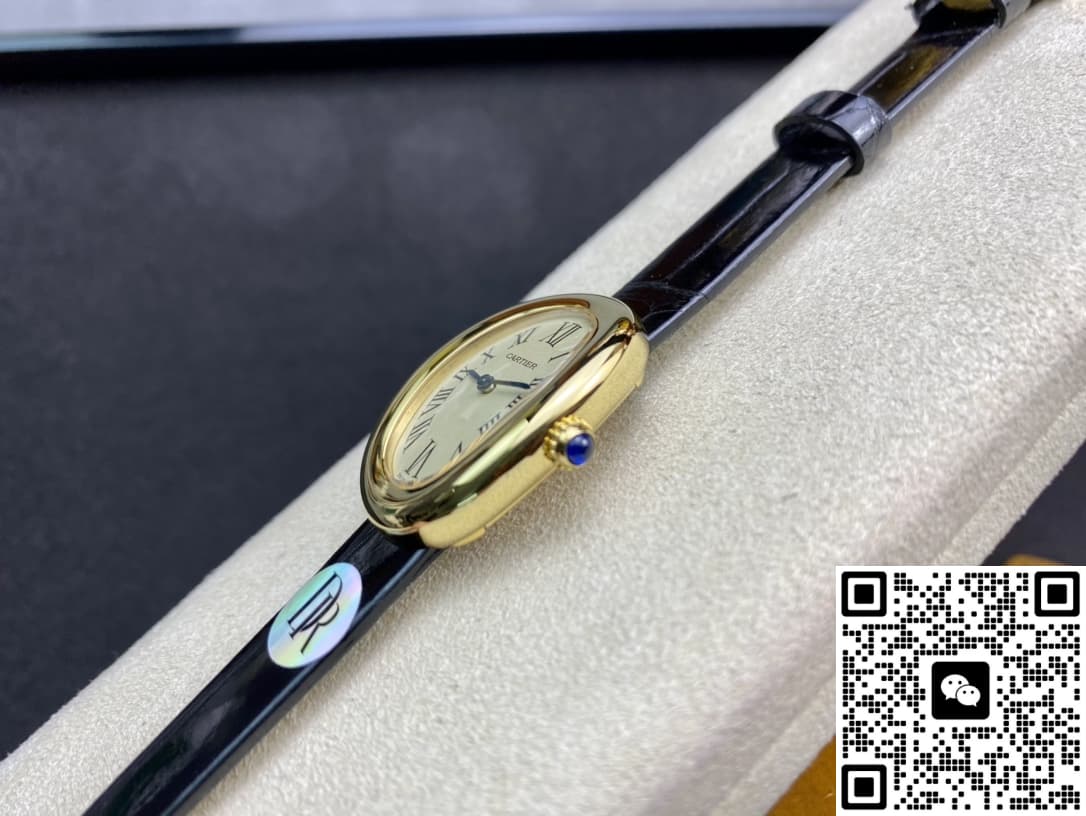 Cartier Bathtub Series WGBA0022 DR Factory Black Strap