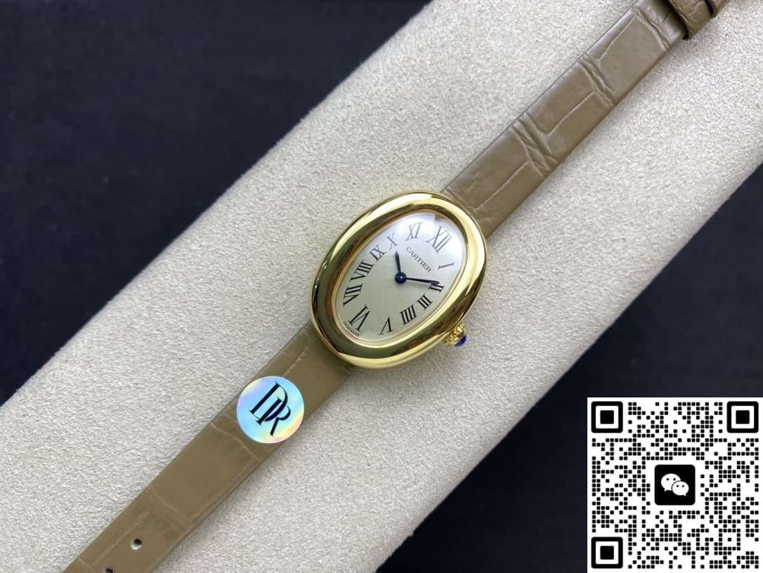 Cartier Bathtub Series WGBA0007 DR Factory Taupe Strap