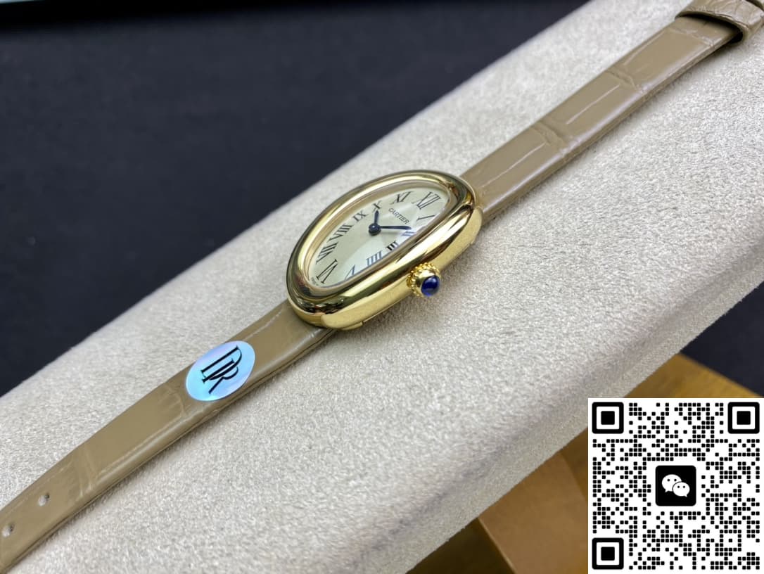 Cartier Bathtub Series WGBA0007 DR Factory Taupe Strap