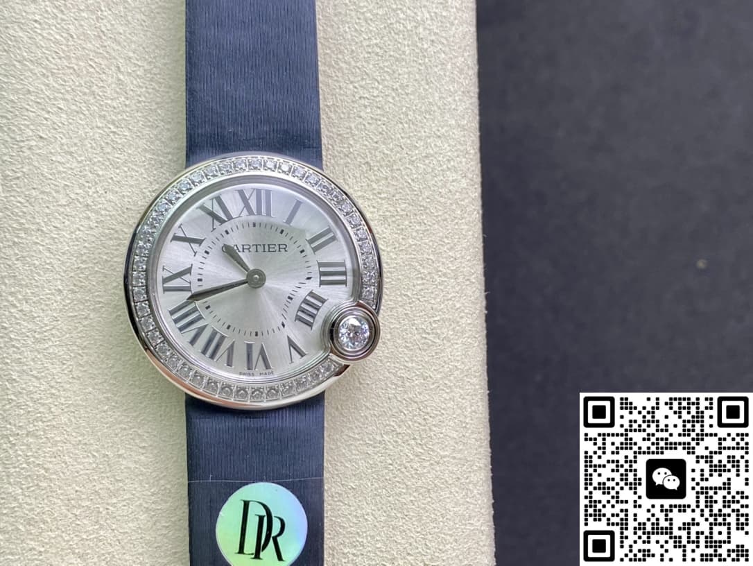 Cartier Ballon Bleu W4BL0003 DR Factory Cowhide Strap