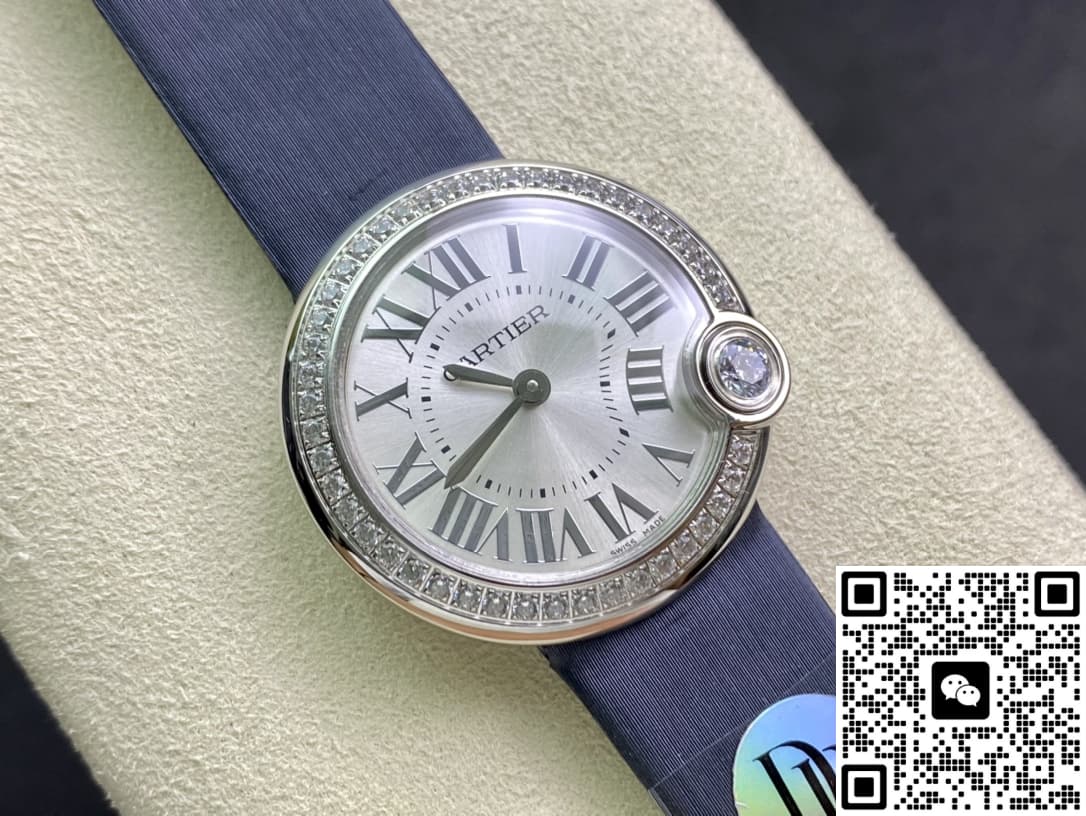 Cartier Ballon Bleu W4BL0003 DR Factory Cowhide Strap