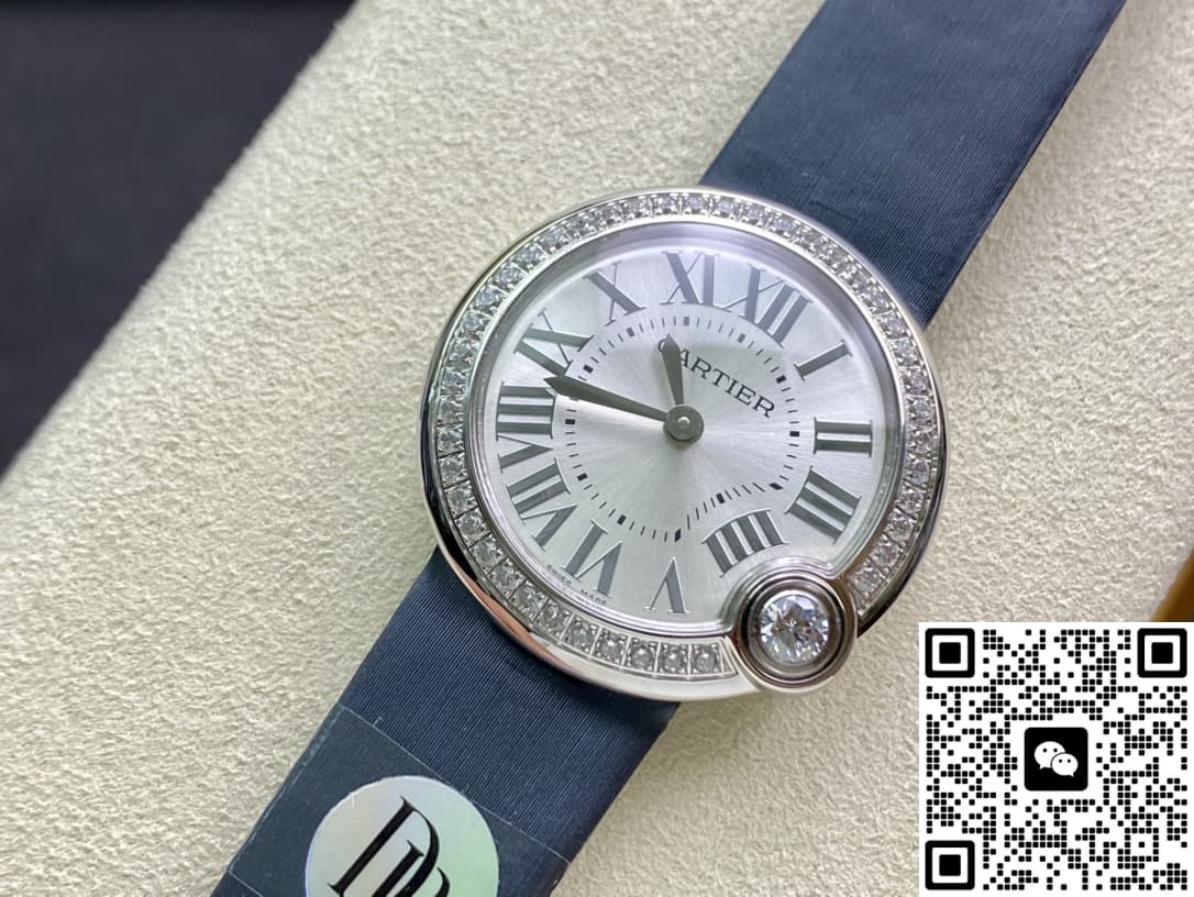 Cartier Ballon Bleu W4BL0003 DR Factory Cowhide Strap