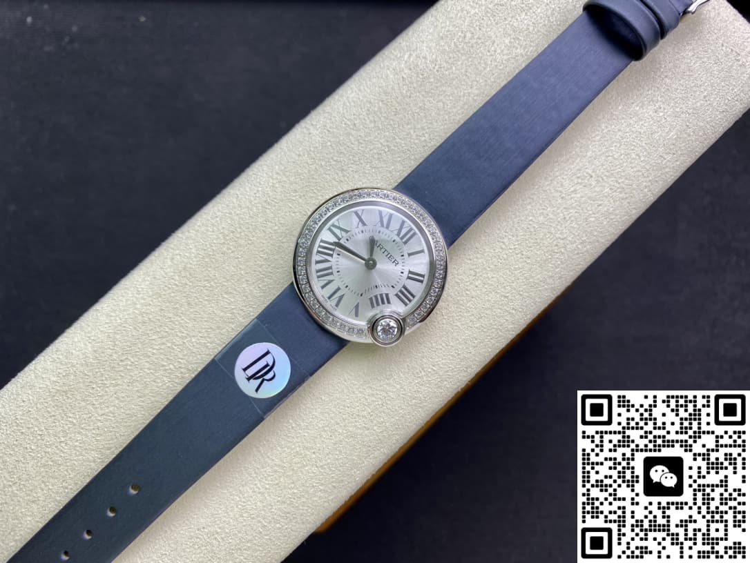 Cartier Ballon Bleu W4BL0003 DR Factory Cowhide Strap