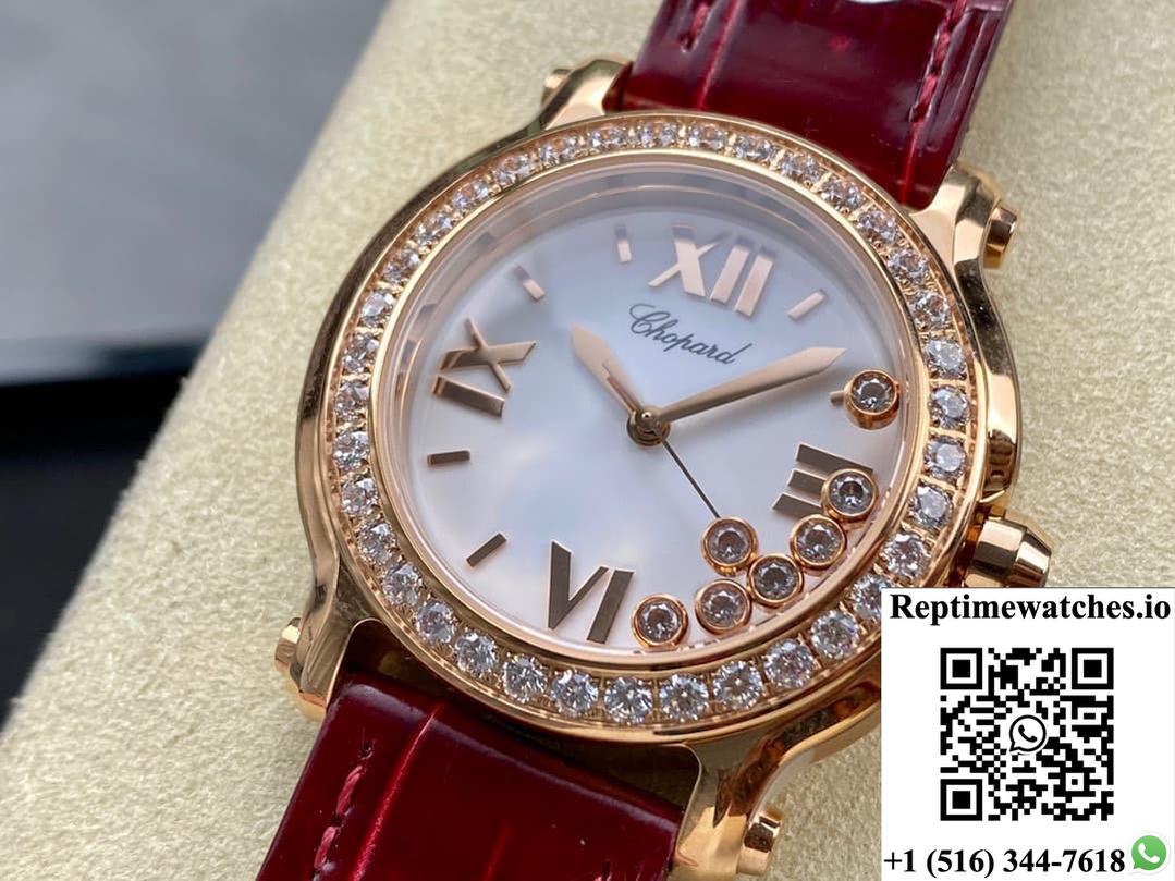 Chopard Happy Diamonds 277473-5009 Yf Factory 18K Rose Gold-Rep Time Watches