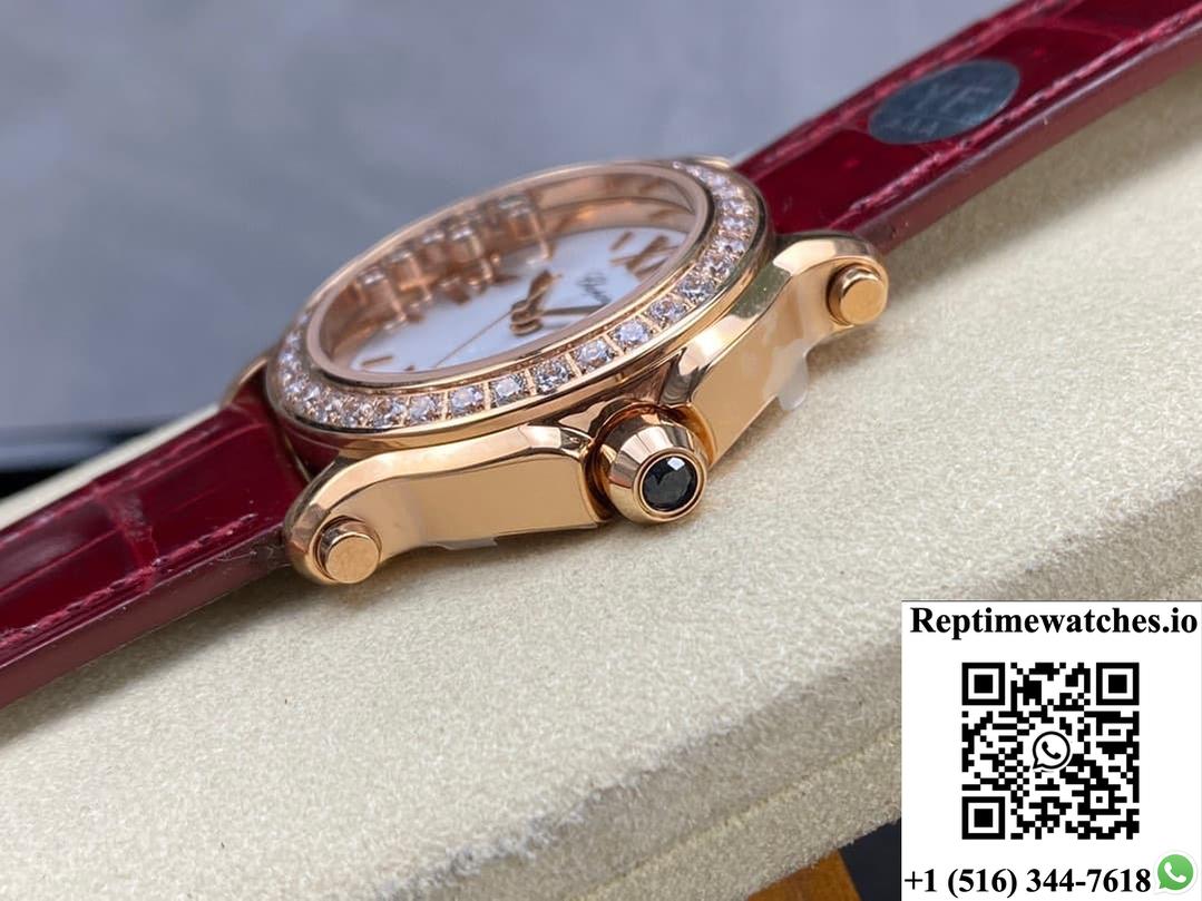 Chopard Happy Diamonds 277473-5009 Yf Factory 18K Rose Gold-Rep Time Watches