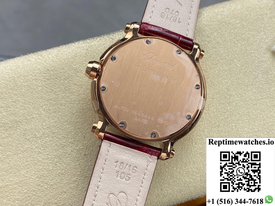 Chopard Happy Diamonds 277473-5009 Yf Factory 18K Rose Gold-Rep Time Watches