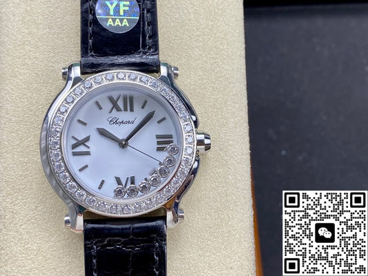 Chopard Happy Diamonds 278475-3037 YF Factory Black Strap