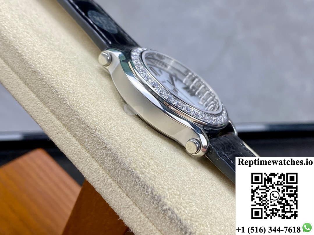 Chopard Happy Diamonds 278475-3037 Yf Factory Black Strap-Rep Time Watches