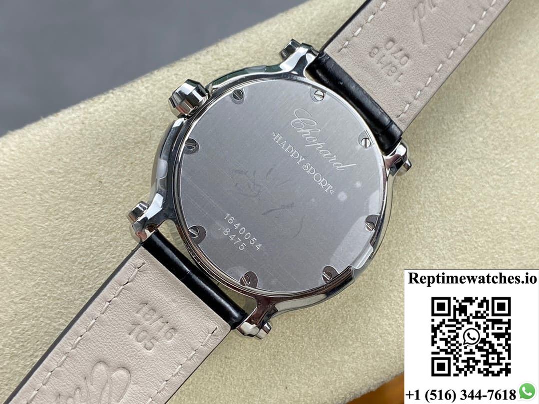 Chopard Happy Diamonds 278475-3037 Yf Factory Black Strap-Rep Time Watches