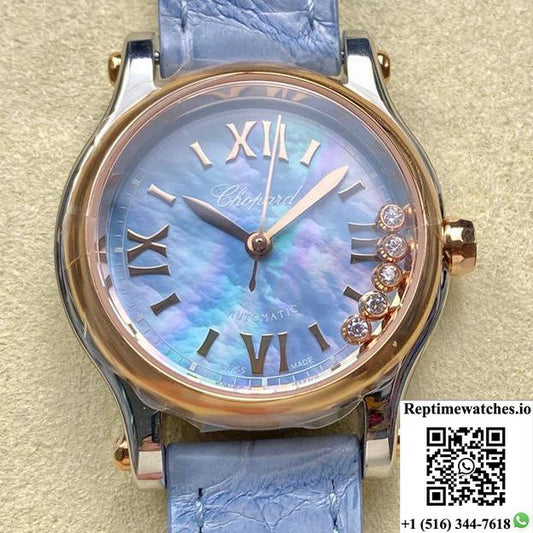 Chopard Happy Sport 278608-6013 Yf Factory Light Blue Dial-Rep Time Watches