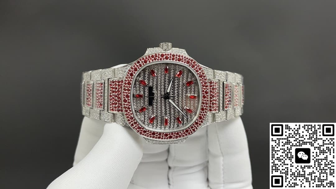 Patek Philippe Nautilus 7118/1452G-001 GR Factory Full Diamond Dial