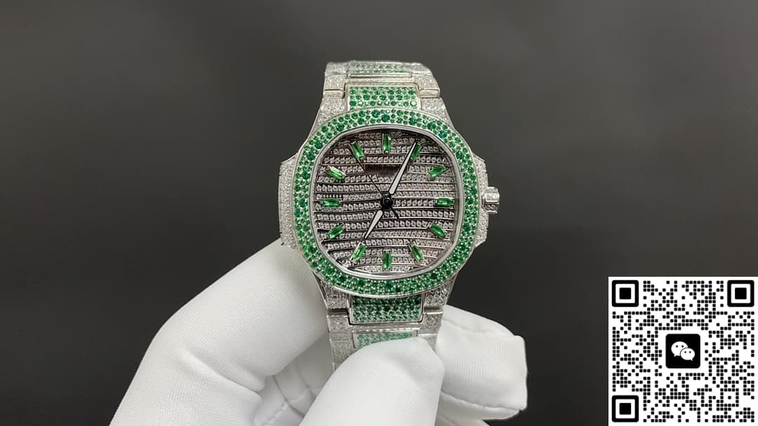 Patek Philippe Nautilus 7118/1453G-001 GR Factory 18k White Gold