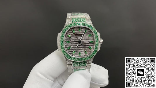 Patek Philippe Nautilus 7118/1453G-001 GR Factory 18k White Gold