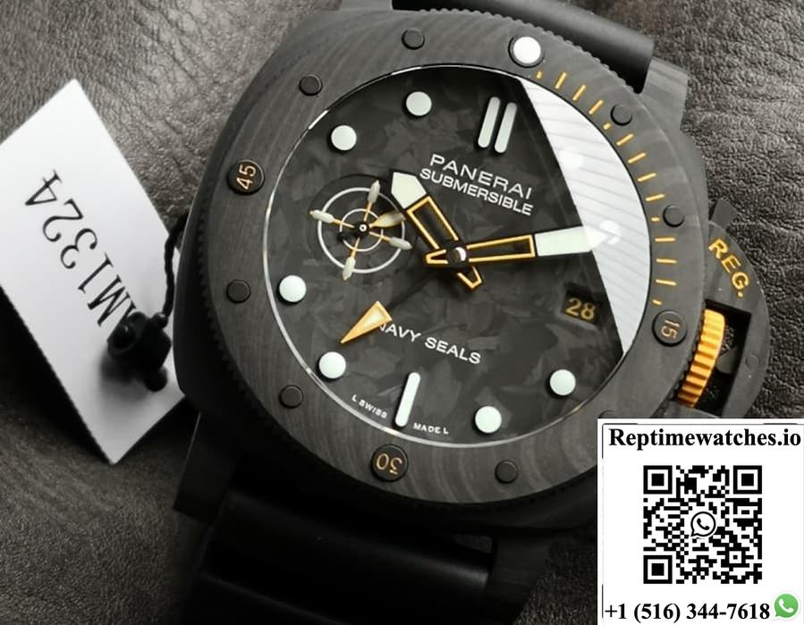 Panerai Submersible Pam01324 Vs Factory Dark Grey Dial-Rep Time Watches