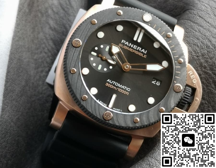 Panerai Submersible PAM02164 VS Factory Black Dial