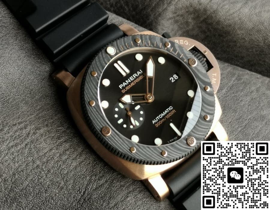 Panerai Submersible PAM02164 VS Factory Black Dial