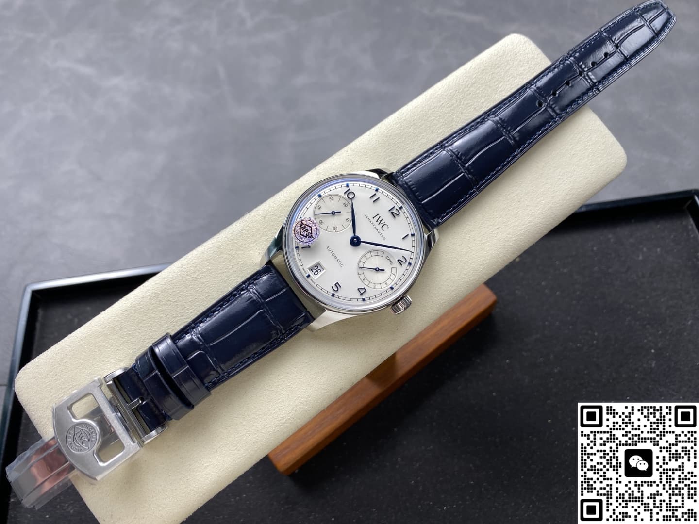 IWC Portugieser IW501702 APS Factory Blue Strap