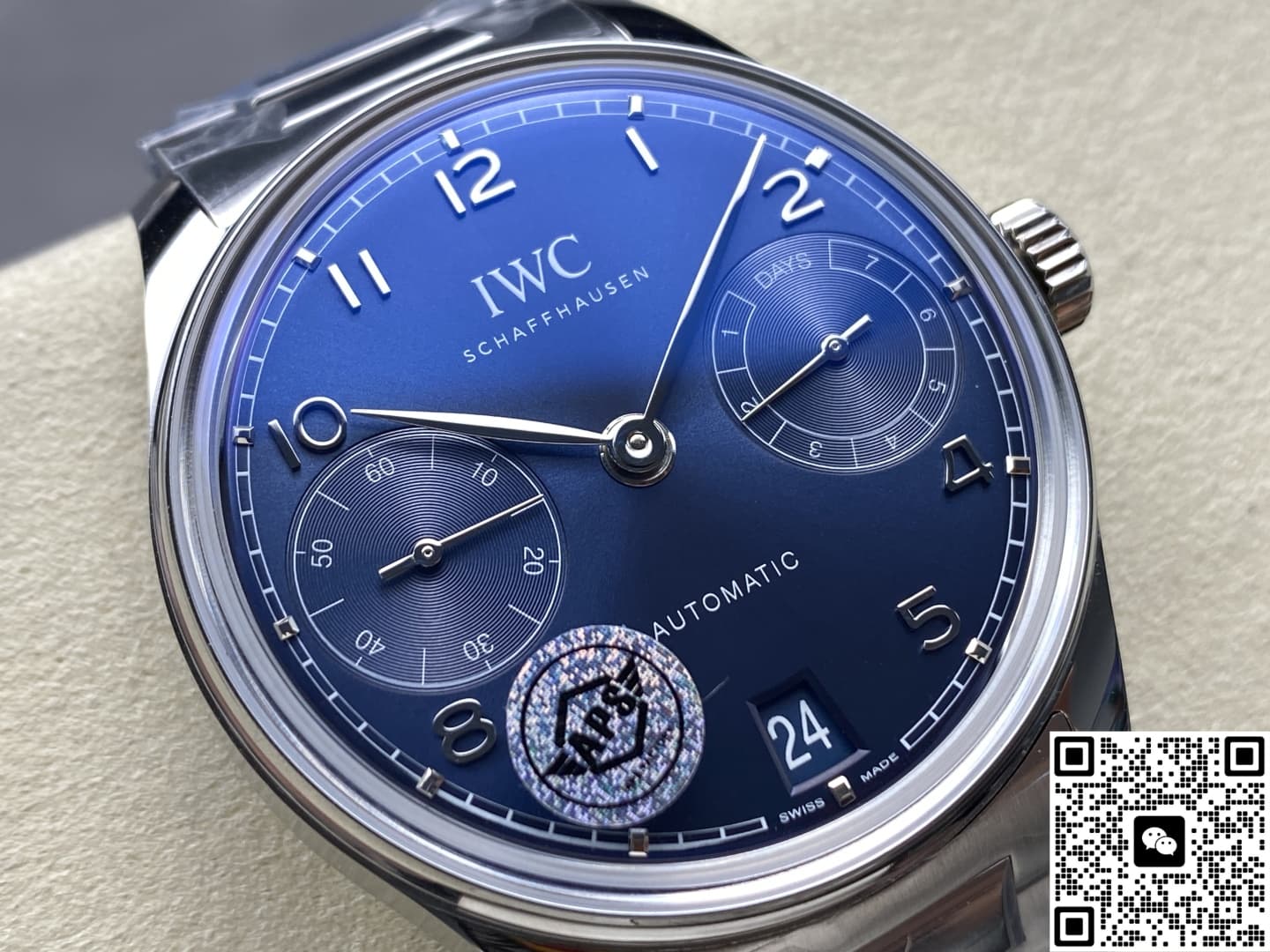 IWC Portugieser IW501704 APS Factory Silver Strap