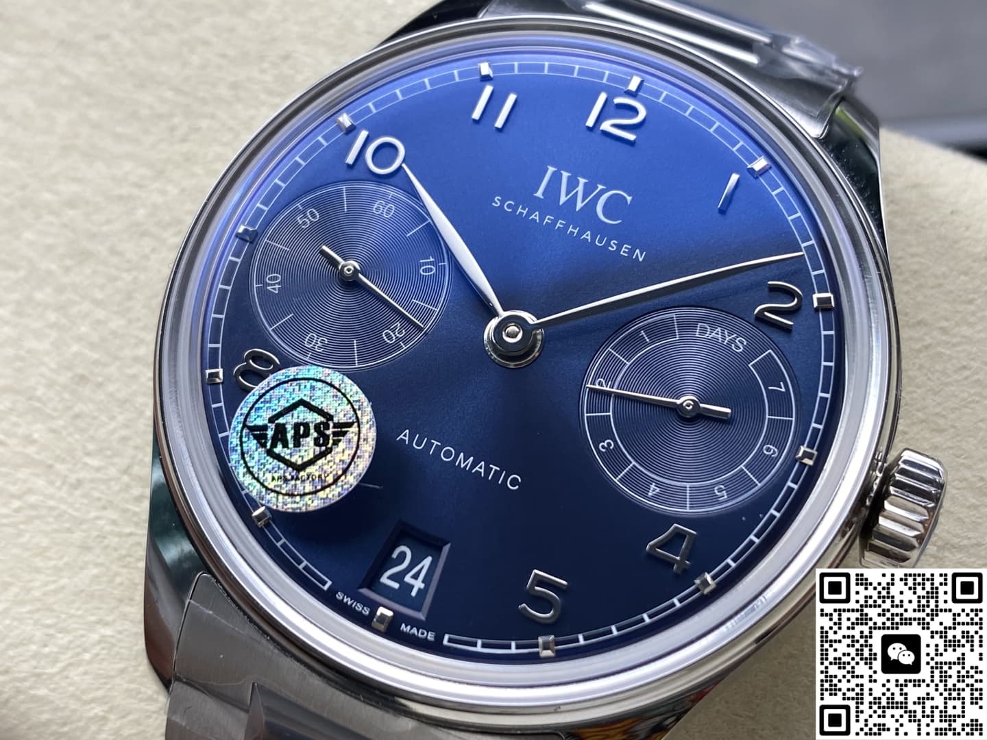 IWC Portugieser IW501704 APS Factory Silver Strap