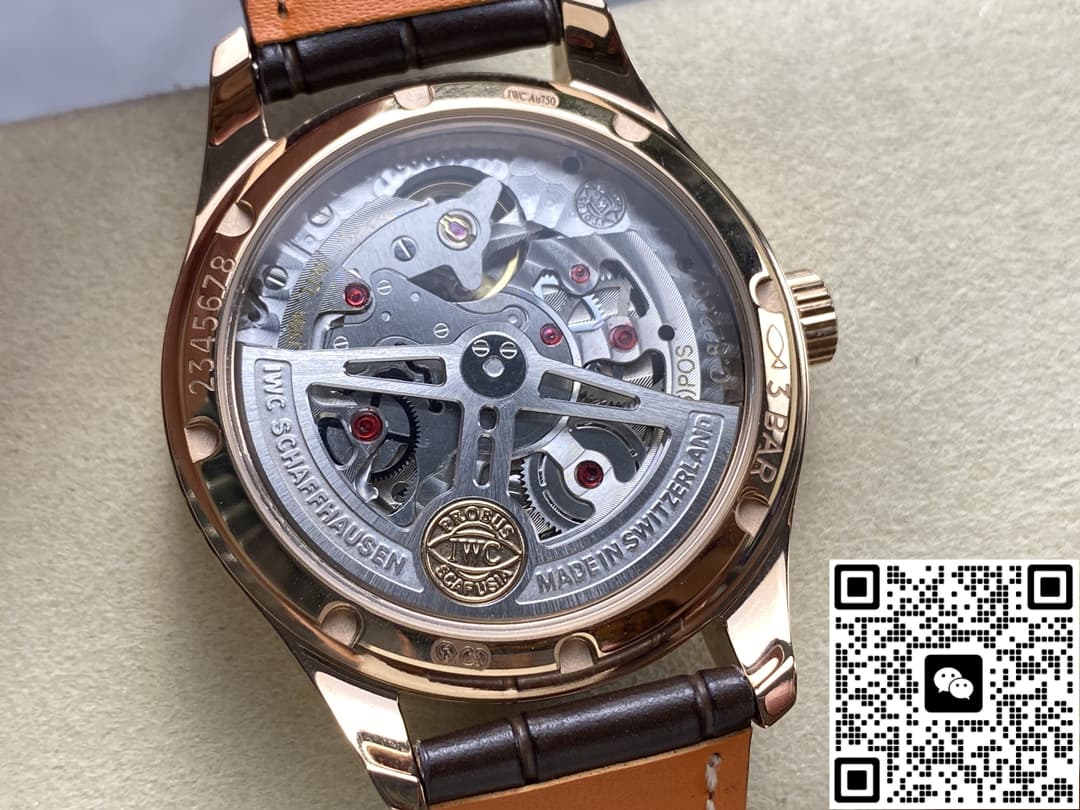 IWC Portugieser IW358404 GR Factory Dark Brown Strap