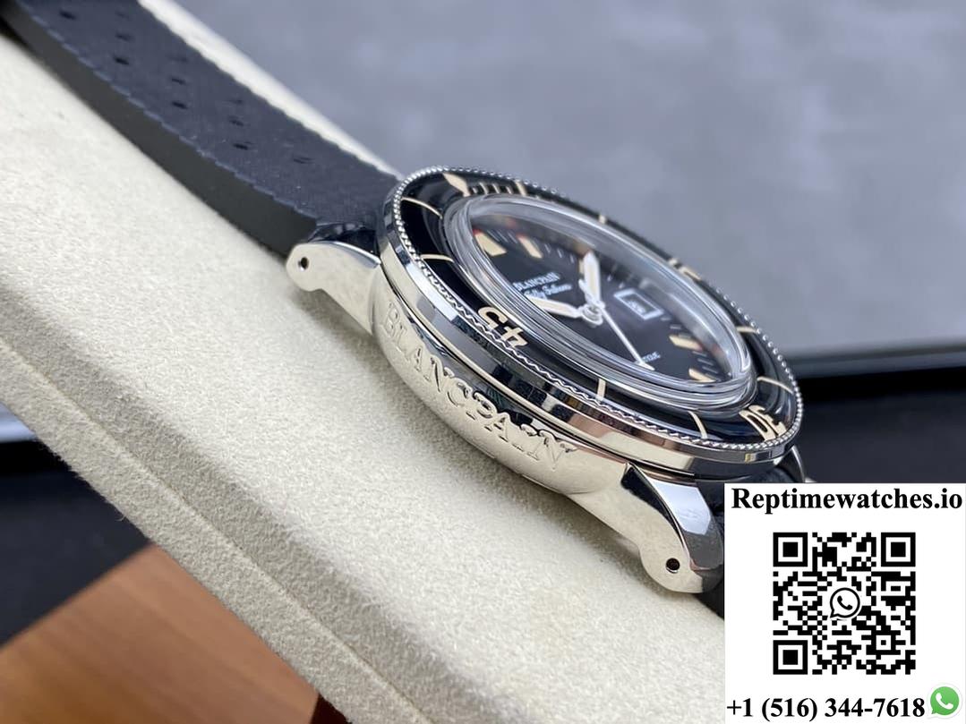 Blancpain Fifty Fathoms 5008B-1130-B52A Tw Factory Transparent Case Back-Rep Time Watches