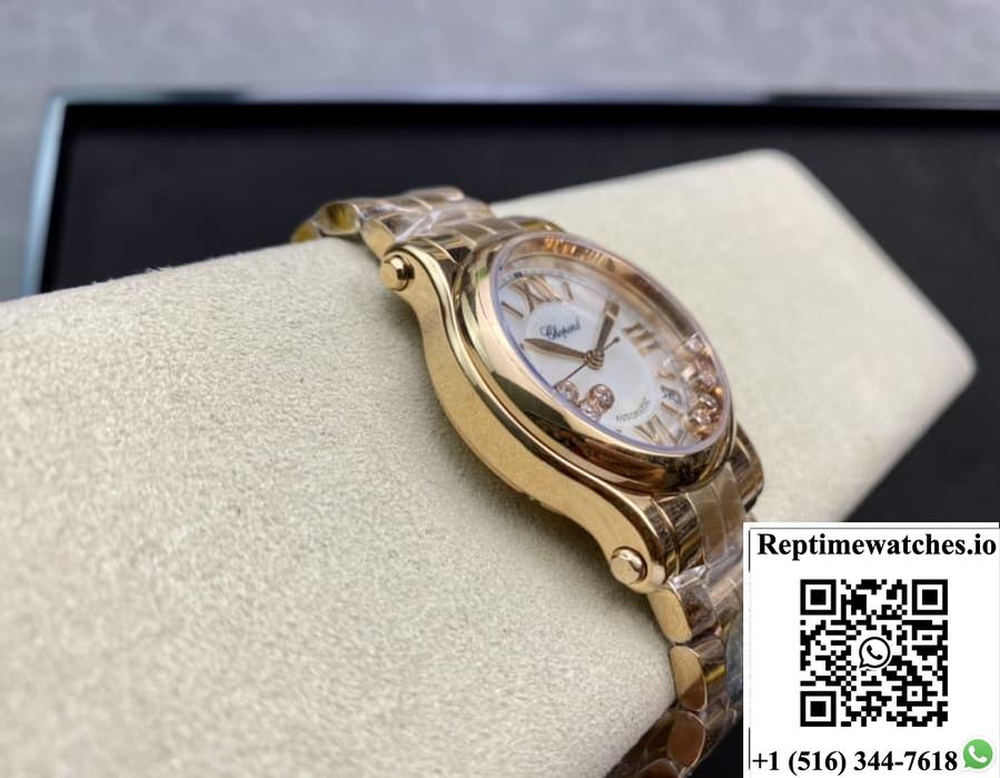 Chopard Happy Sport 274808-5002 Yf Factory Rose Gold-Rep Time Watches