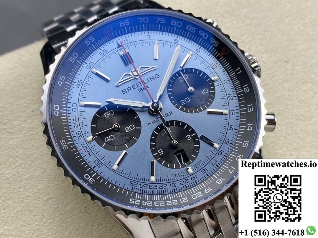 Breitling Aviation Chronograph1 Ab0139241C2A1 Bls Factory Luminous Hour Markers-Rep Time Watches