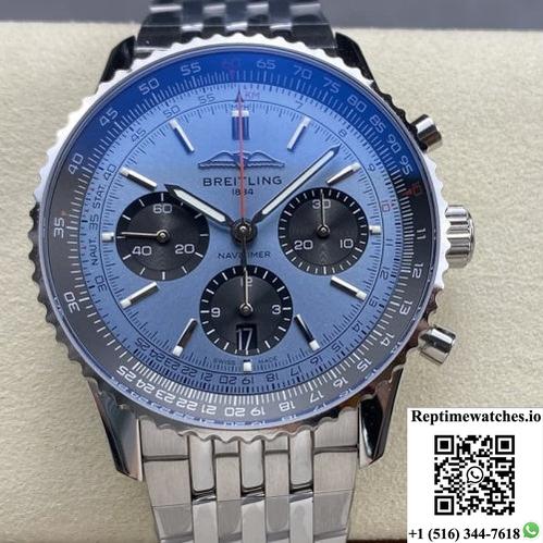 Breitling Aviation Chronograph1 Ab0139241C2A1 Bls Factory Luminous Hour Markers-Rep Time Watches