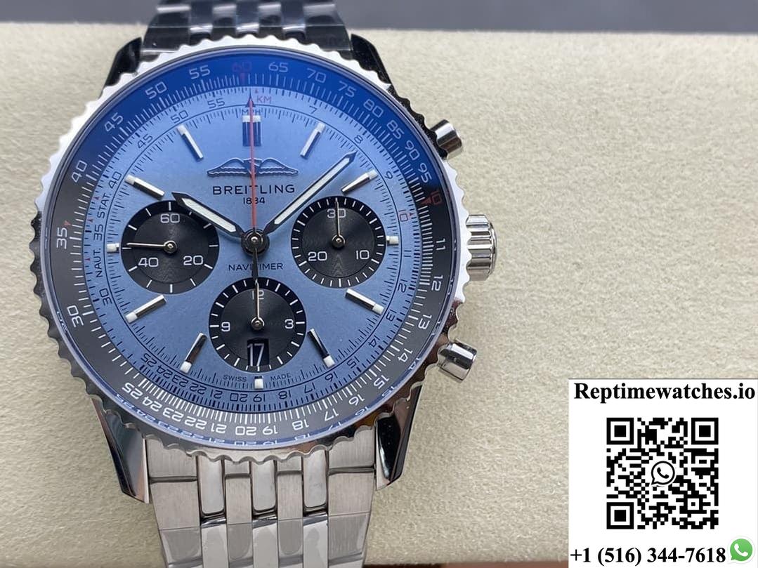 Breitling Aviation Chronograph1 Ab0139241C2A1 Bls Factory Luminous Hour Markers-Rep Time Watches