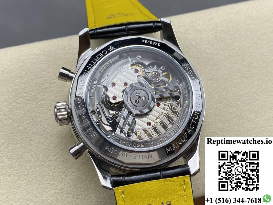 Breitling Aviation Chronograph1 Ab0137211B1P1 Bls Factory Alligator Leather Strap-Rep Time Watches