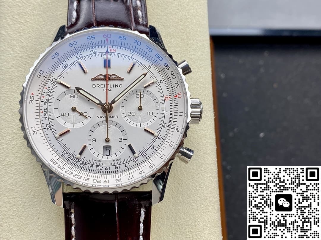 Breitling Aviation Chronograph1  AB0139211G1P1 BLS Factory Stainless Steel Bezel