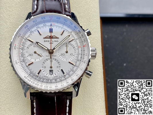 Breitling Aviation Chronograph1 AB0139211G1P1 BLS Factory Stainless Steel Bezel
