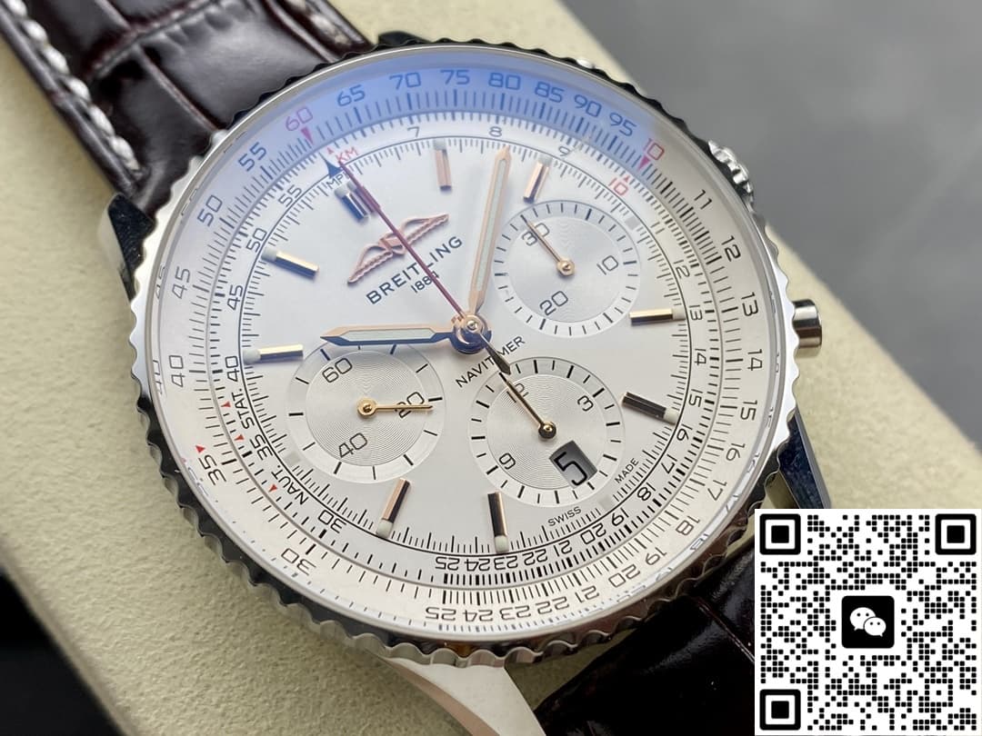 Breitling Aviation Chronograph1  AB0139211G1P1 BLS Factory Stainless Steel Bezel