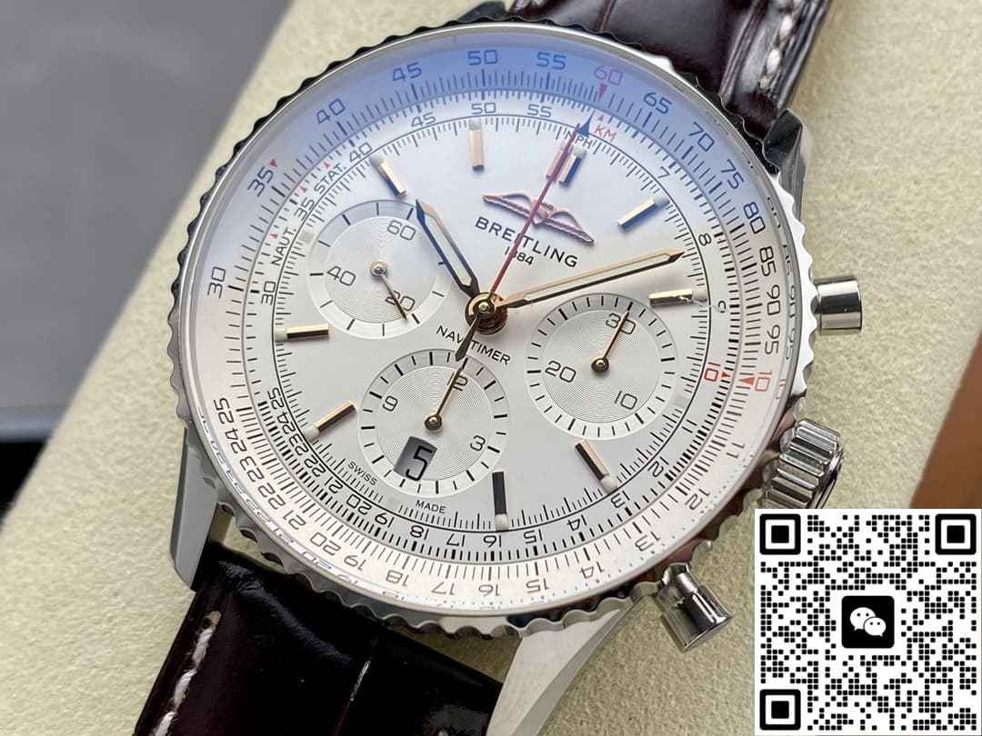 Breitling Aviation Chronograph1  AB0139211G1P1 BLS Factory Stainless Steel Bezel