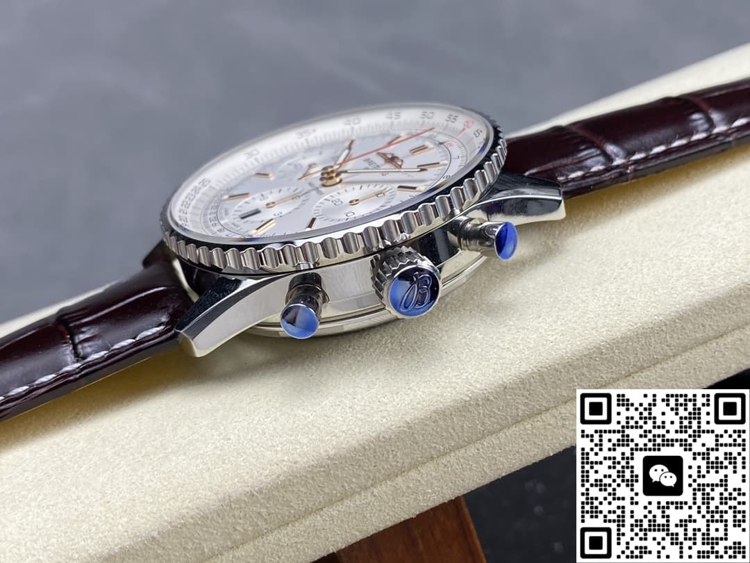 Breitling Aviation Chronograph1  AB0139211G1P1 BLS Factory Stainless Steel Bezel