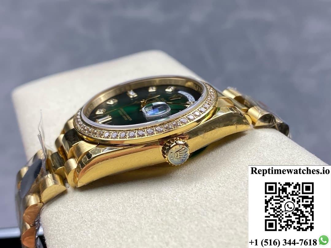 Rolex Day-Date model m128398rbr-0035 8+ Factory week display