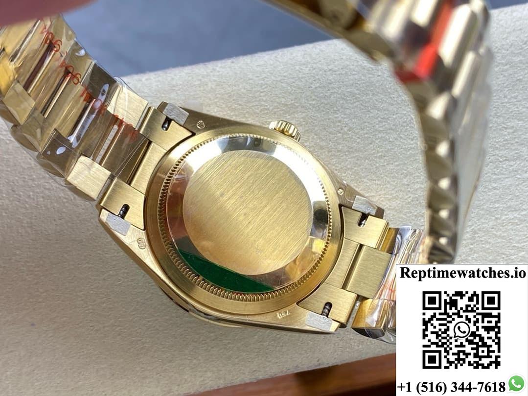 Rolex Day-Date M128398TBR-0035 8+ Factory transparent green dial