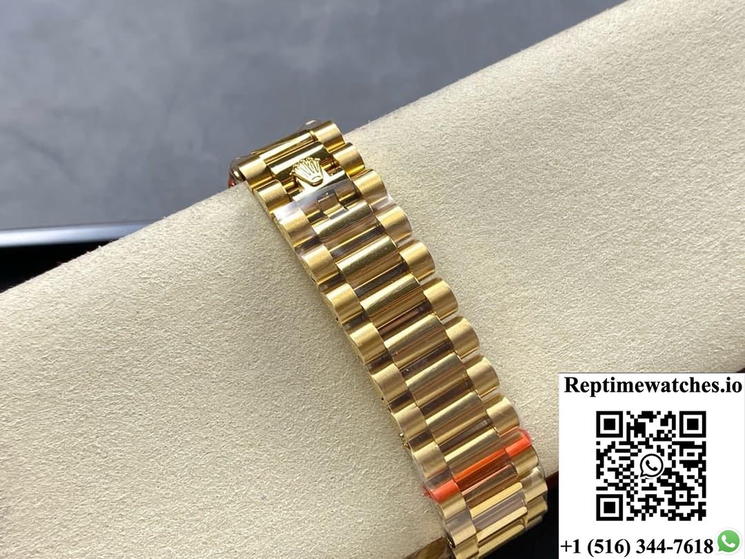 Rolex Day-Date M128398TBR-0035 8+ Factory transparent green dial