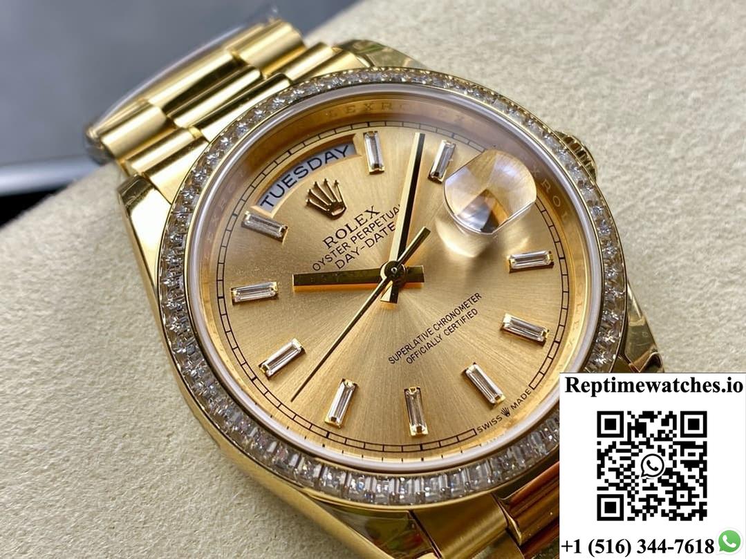 Rolex Day-Date M128398TBR-0037 8+ Factory Large Calendar