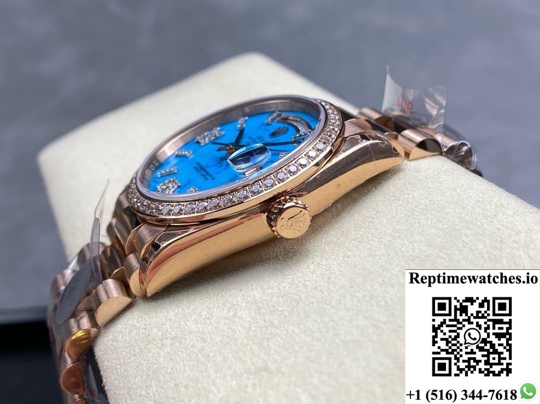 Rolex Day-Date m128345rbr-0064 8+ Factory solid bottom case back