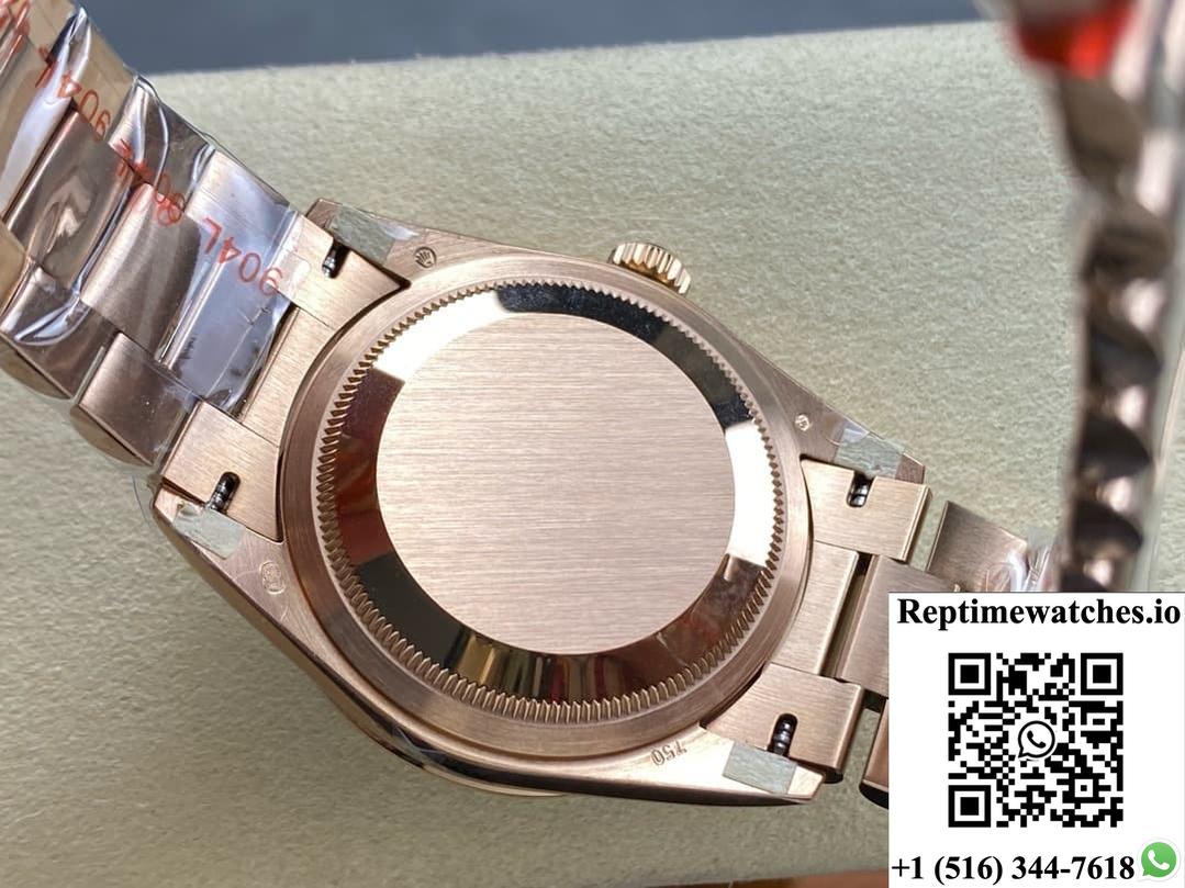 Rolex Day-Date m128345rbr-0064 8+ Factory solid bottom case back