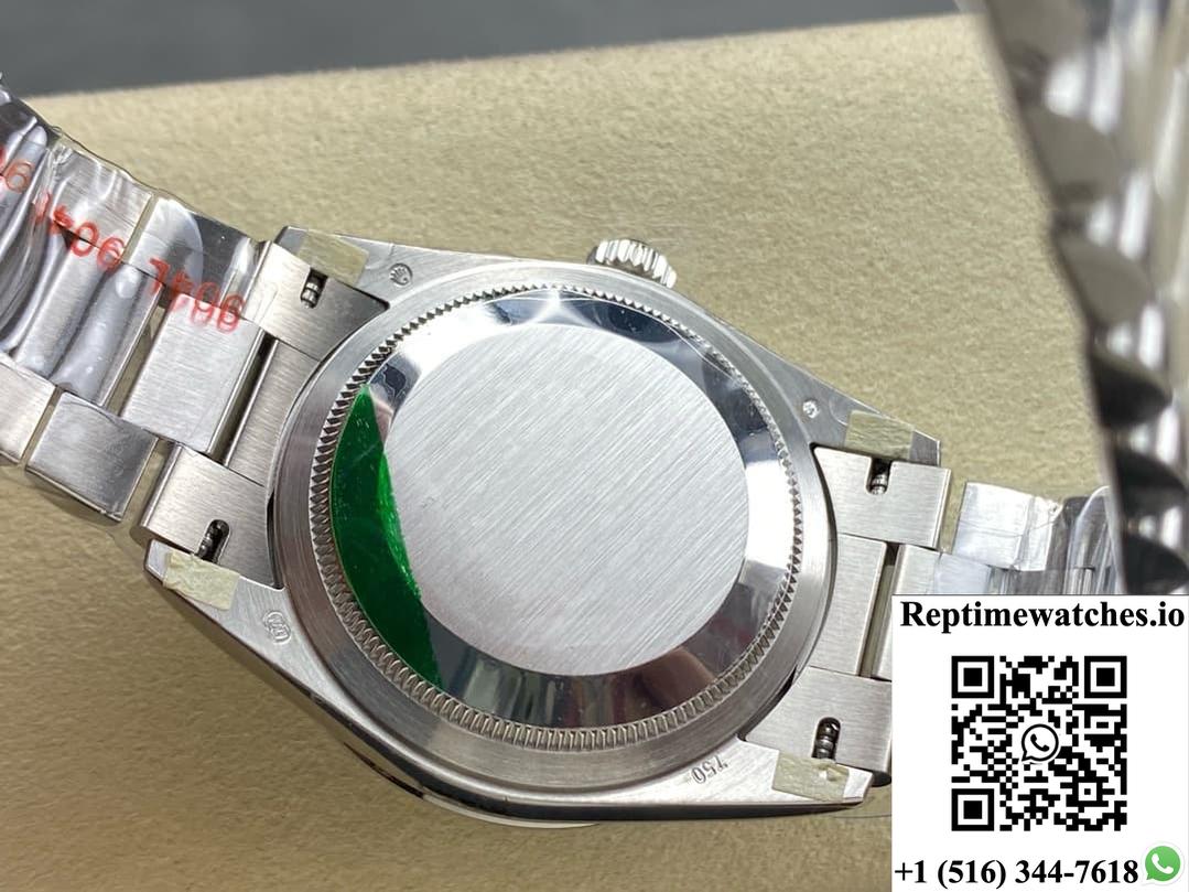 Rolex Day-Date model M128396TBR-0016 8+ Factory stainless steel strap