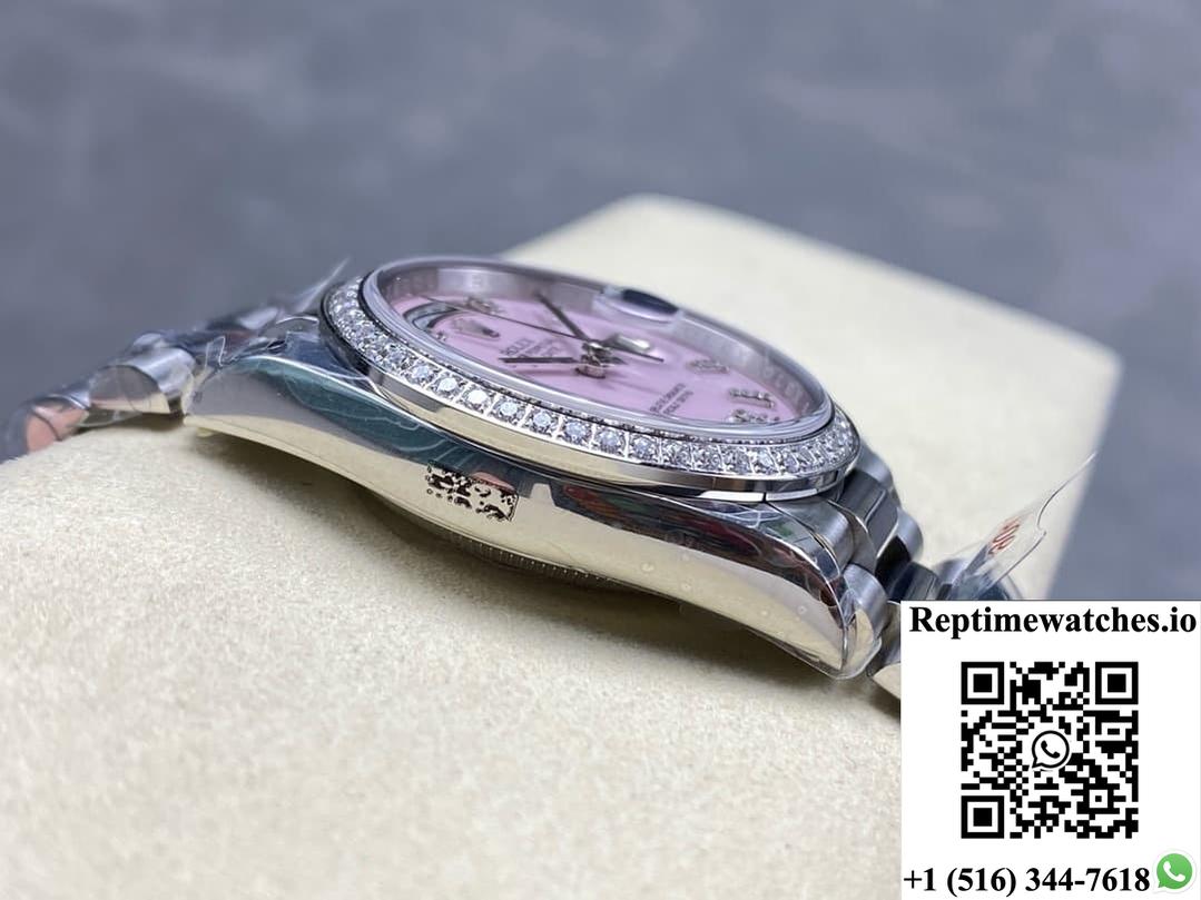 Rolex Day-Date model M128399TBR-0009 8+ Factory Diamond Bezel