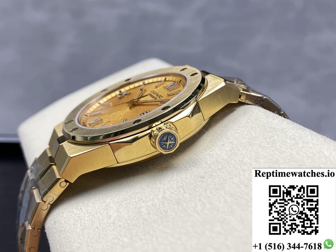 Chopard Snow Mountain Pride Wing 295363-0001 Gh Factory Gold Dial-Rep Time Watches