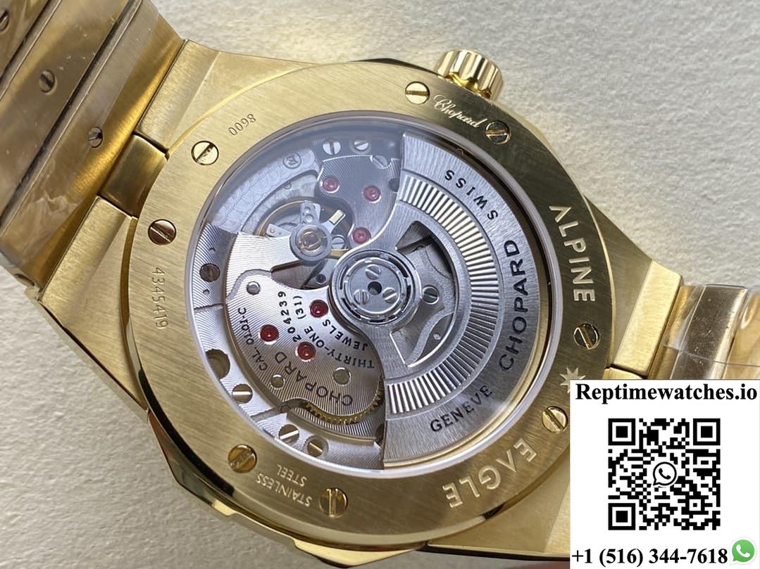 Chopard Snow Mountain Pride Wing 295363-0001 Gh Factory Gold Dial-Rep Time Watches