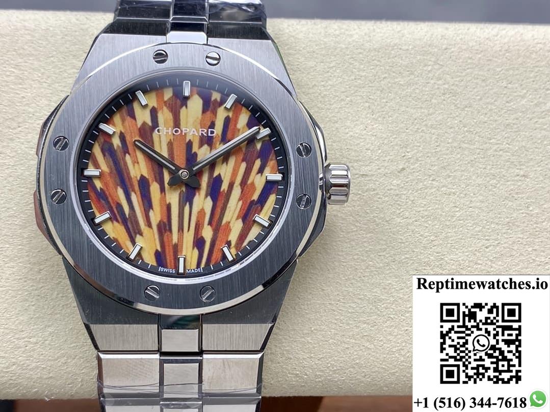 Chopard Snow Mountain Pride Wing 298635-3001 Gh Factory Stick Hour Markers-Rep Time Watches