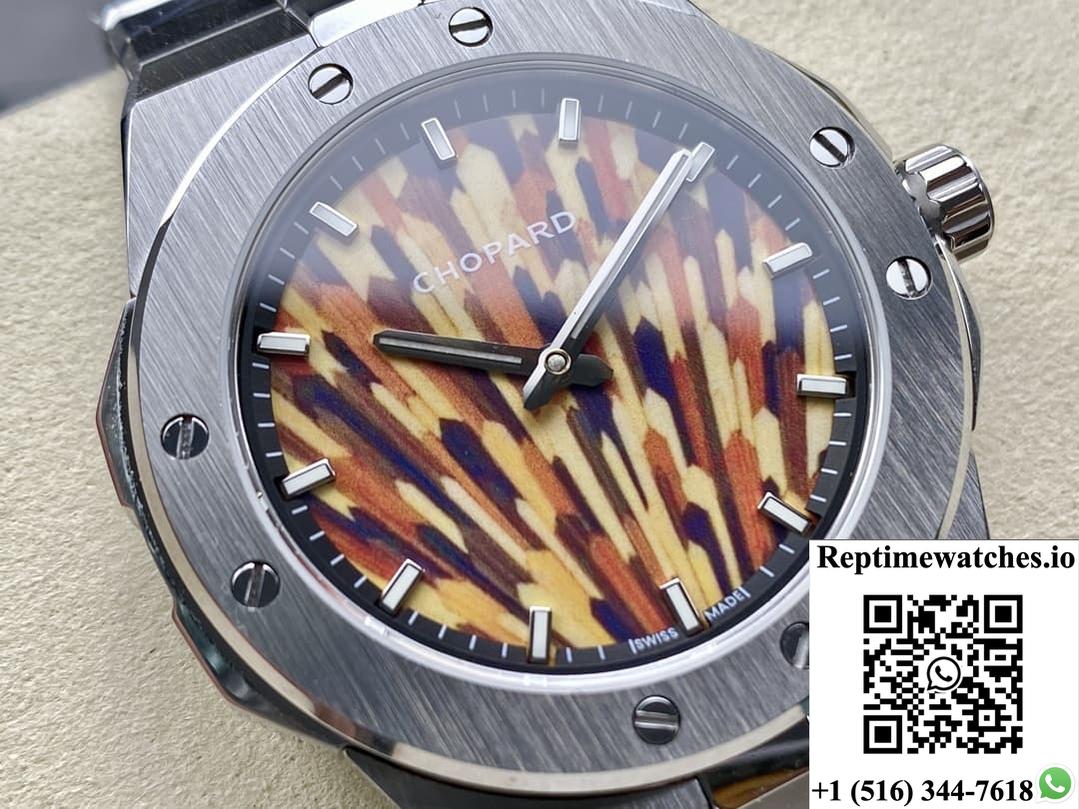 Chopard Snow Mountain Pride Wing 298635-3001 Gh Factory Stick Hour Markers-Rep Time Watches