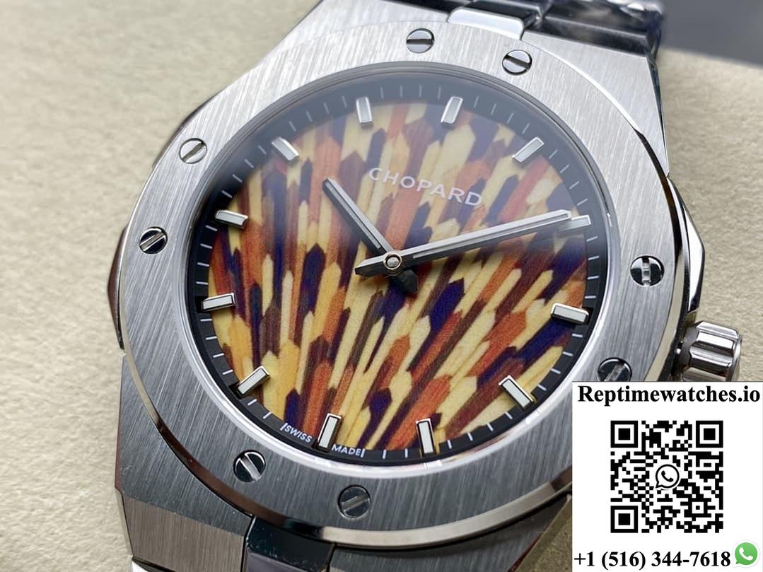 Chopard Snow Mountain Pride Wing 298635-3001 Gh Factory Stick Hour Markers-Rep Time Watches